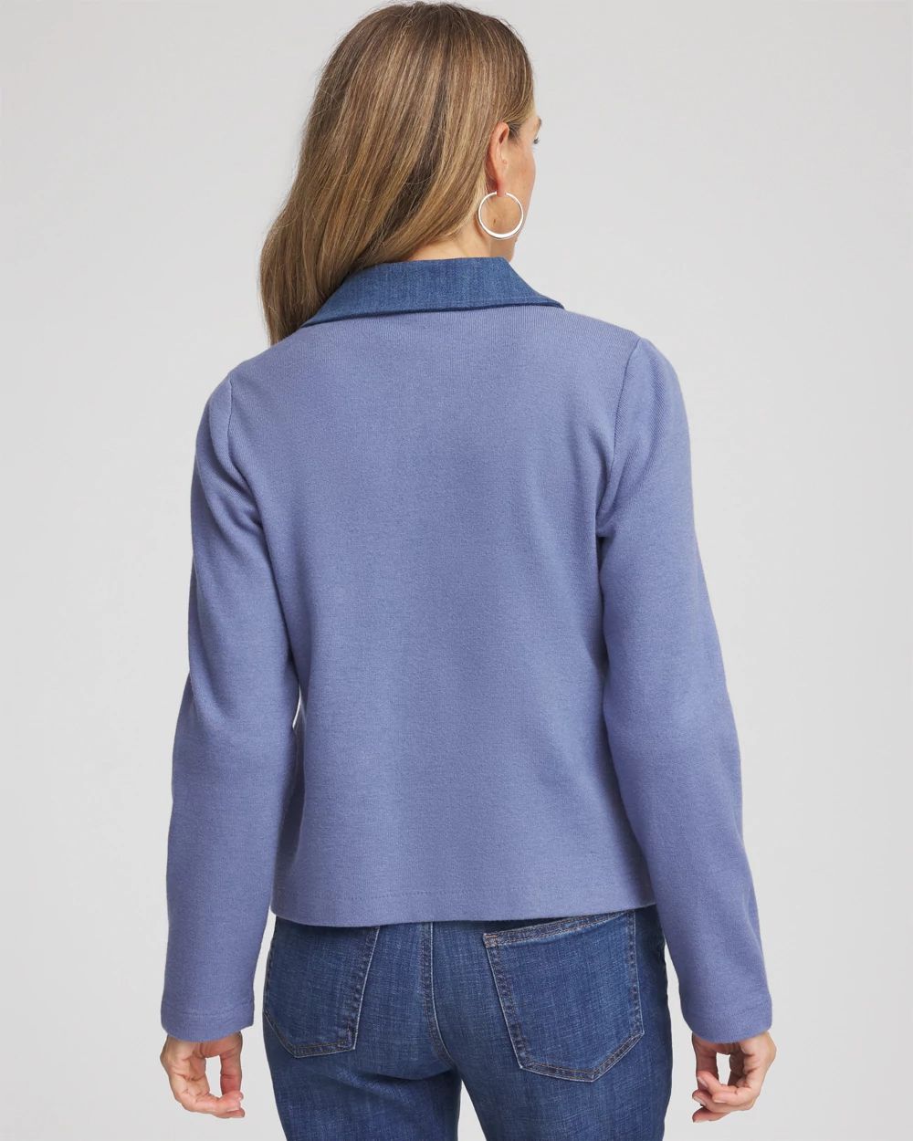 Denim Colorblock Marl Shirt Jacket | Chico's